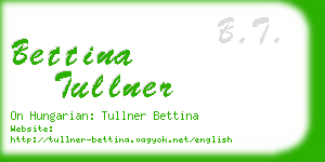 bettina tullner business card